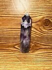 Tour d'améthyste chevron - cristal de rêve violet Reiki chakra point minéral décoration