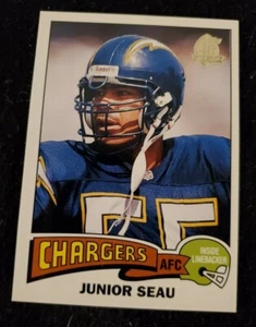 1975 JUNIOR SEAU / 1996 NFL Topps Football Retro Card #20 - San Diego Charger - Picture 1 of 2