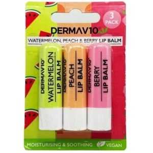 Lip Balm Watermelon plus Peach plus Berry Derma V10- Free Delivery - Picture 1 of 1