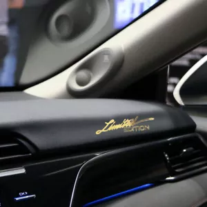 2 pegatinas calcomanías accesorios de mini metal edición limitada emblema logotipo insignia de automóvil - Imagen 1 de 7