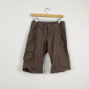 Patagonia Water Girl Brown Women’s Shorts Size 4 - Picture 1 of 6