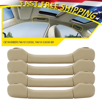 Para Lexus ES350 06 17-2012 4X alça interna dianteira/traseira para teto bege - Imagem 1 de 4