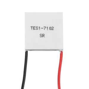 TES1-7102 Semiconductor Refrigeration Tablets 8.4V 2A 9.2W Heatsink 20x20mm - Afbeelding 1 van 4
