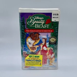 Beauty and the Beast: An Enchanted Christmas (VHS, 1997) SEALED CLAMSHELL - Picture 1 of 3