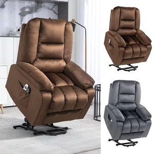 Riser and Recliner Chair with Vibration Massage, Heat, Easy to Assemble - Picture 1 of 23
