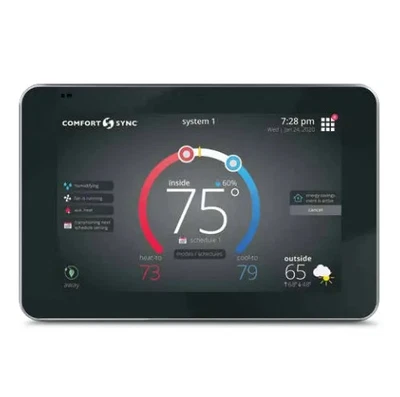 Armstrong Air 1.841226 7" HD LCD WiFi Thermostat Ultra-Smart Communicating - Image 1 of 4