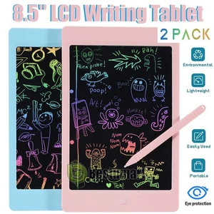 2PCS - LCD Writing Tablet for Kids 8.5" Colorful Doodle Board Drawing Tablet - Picture 1 of 16