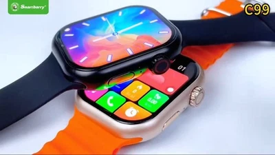 ⭐NEU Smartparry C99 Smartwatch 5G - 2,2 Zoll AMOLED HD-Bildschirm - Kamera - GPS - Bild 1 von 4