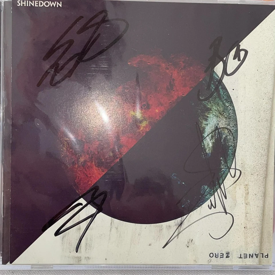 SHINEDOWN - Planet Zero CD w/Autographed Signed Band Insert Card Sealed NEW - Image 1 of 4