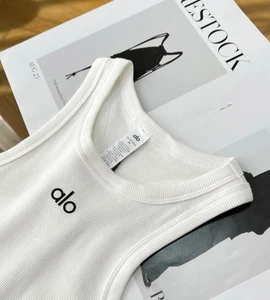 AIo Women's Threaded Vest Short-sleeved Top - Picture 1 of 14