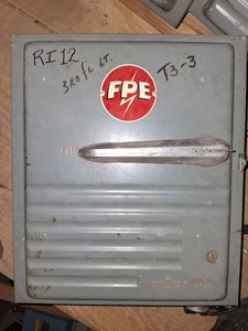 FPE Sezionatore 200 Amp 600 Volt 3 Poli Tipo A Cat# 5236 Non Fuso - Foto 1 di 4