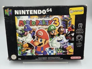 N64 Nintendo 64 Mario Party 3 con embalaje original e instrucciones EUR - Imagen 1 de 12