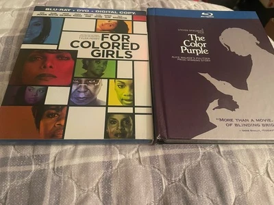 The Color Purple (Blu-ray) DigiBook w/ Ticket Stub & For Colored Girls Blu-ray Foto 1 de 4