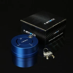 SIN PRECIO DE RESERVA ADAPTADOR DE SEGURIDAD ANTIRROBO VOLANTE ADAPTADOR DE LIBERACIÓN RÁPIDA + LLAVE AZUL - Imagen 1 de 1
