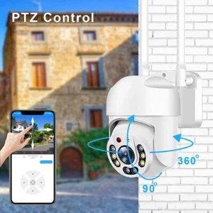 1080P IP Camera Wireless 5G WIFI Outdoor CCTV HD PTZ Smart Home Security IR Cam - Afbeelding 1 van 15