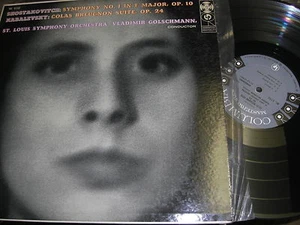 WLADIMIR GOLSCHMANN COLUMBIA LP 6 AUGEN ML-5152 SCHOSTAKOWITSCH / KABALEVSKY - Bild 1 von 2