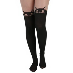 Pamela Mann Overknee Strumpfhose - Kitty Cat Katze Kätzchen - Bild 1 von 2