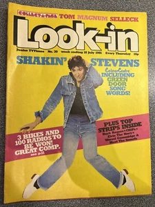 LOOK IN COMIC 30 1981 Shakin Stevens Buck Rogers Elvis Chips Magnum P I - Picture 1 of 1
