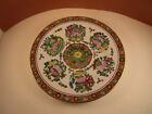 Vintage Made in China Porcelain Decorative Wall Plate Flowers Fruit