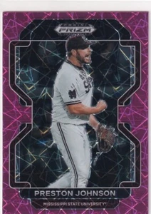 2022 PRIZMS PINK VELOCITY RC PRESTON JOHNSON BALTIMORE ORIOLES PRIZM #-475 - Picture 1 of 2