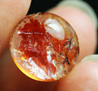 8.6ct Rare NATURAL Clear red iron in quartz Crystal Polished