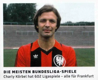 PANINI FUßBALL 11 FREUNDE - FUßBALL KLASSIKER Panini stickers 11 friends football classics No. 147 Charly Körbel Eintracht Fran