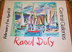 Raoul DufyThe Basin of Deauville  gallery exhibition poster litho - Picture 1 of 3