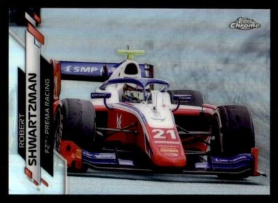 2020 Topps Chrome Formula 1 Refractor #76 Robert Shwartzman Car (ref 170123) - Image 1 of 2