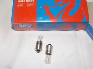 SIDELIGHT BULBS FOR SAAB 9000 CSE CDE GRIFFIN AERO X 2 - Picture 1 of 1