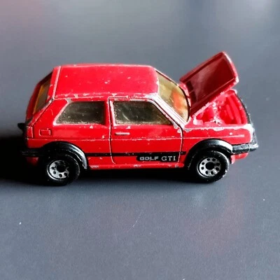 Matchbox  made in Macao in 1985 . Red Volkswagen Golf GTI. Scale 1:58 - Image 1 of 4