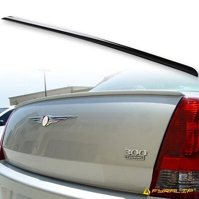 Alerón labial de bota Fyralip Y22 pintado negro PXR para Chrysler 300 300C SRT8 - Imagen 1 de 4