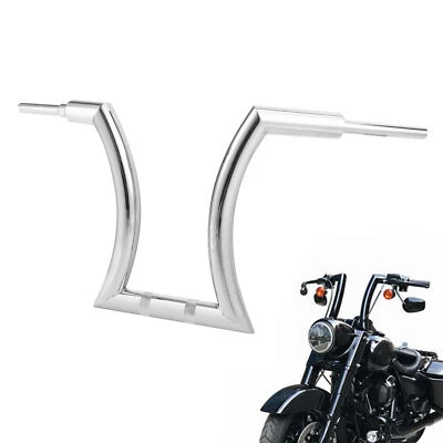 Manillar de elevación cromado de 18" barra de suspensión Ape de 2" se adapta a Harley Softail Sportster Foto 1 de 4