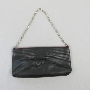 Victorias Secret Mini Purse Black Rectangle Chain Strap Vintage Y2K - Picture 1 of 10