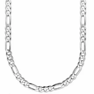 Neu 925 Sterlingsilber 7" mm Figaro Mariner 20' in Kette Kordel Hergestellt in Italien - Bild 1 von 9