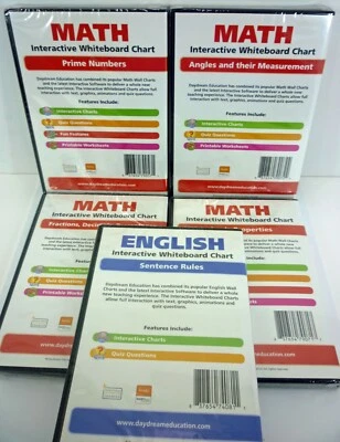 Daydream Education Interactive Whiteboard Chart (Lot of 5 CD's) - Image 1 of 4