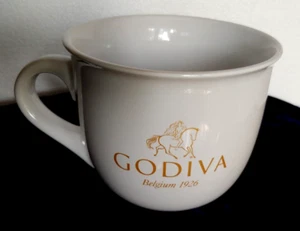 Beige Godiva riesig 18 Unzen Keramik Suppentasse/Bonboniere von Modern Gourmet Foods - Bild 1 von 9