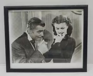 Gone with the Wind Vivian Leigh Clark Gable Photo Movie Still B&W 8 x 10 Framed - Picture 1 of 2