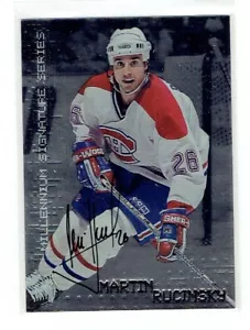 Martin Rucinsky 1999-00 Be A Player Millennium Signature Series Autograph #132 - Picture 1 of 1