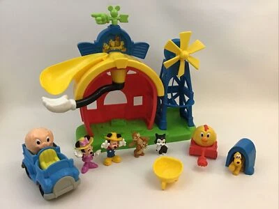 Mickey Mouse Clubhouse Fisher Price Mickey's Farm Juego Figuras Animales Bolas Foto 1 de 4