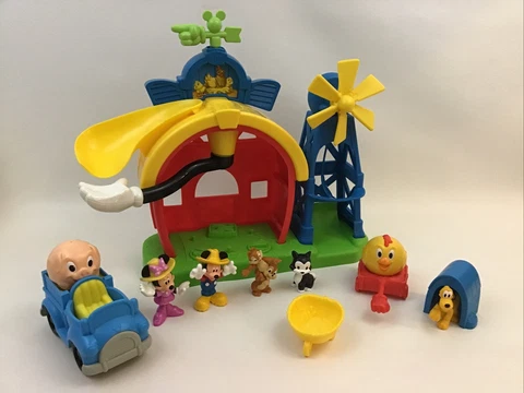 Mickey Mouse Clubhouse Fisher Price Mickey's Farm Playset Figures Animal Balls Cover