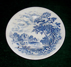 Blue Countryside Scene Wedgewood & Co China England Bread & Butter Plate 5 7/8"D