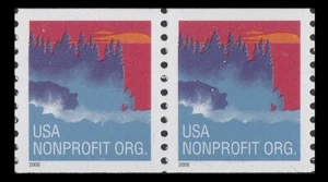 US 4348 Sea Coast Nonprofit 5c coil pair SSP MNH 2008 - Picture 1 of 1