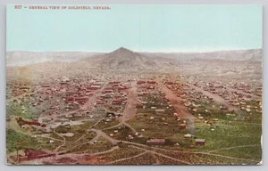postcard GOLDFIELD Nevada General View - Picture 1 of 2