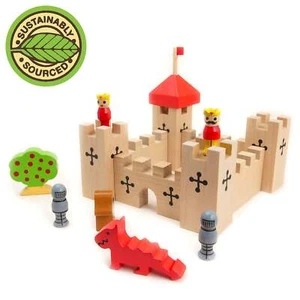 Wooden Castle Playset - Foto 1 di 2