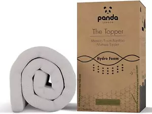 Coprimaterasso Panda Memory Foam Bambù Idrofoam UK Letto Matrimoniale Misura 190x135cm - Foto 1 di 2