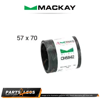 Mackay Turbocharger Air Intercooler Hoses Length 70mm ID 57mm CH5842 - image 1 of 2