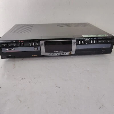 Philips CDR775/17 High Speed Dual Deck Audio CD Recorder Parts or Repair Only - Image 1 of 4