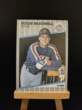1989 Fleer - #43 Roger McDowell NEW YORK METS