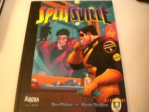 Splitsville Arena Comics #1 2012 Ben Fisher Kevin Stokes Signed Hardcover - Picture 1 of 6
