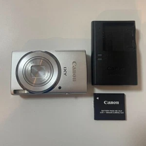 [Excellent] Canon IXY 140 PowerShot ELPH 150 IS Silver 20.0MP Digital Camera - Picture 1 of 5
